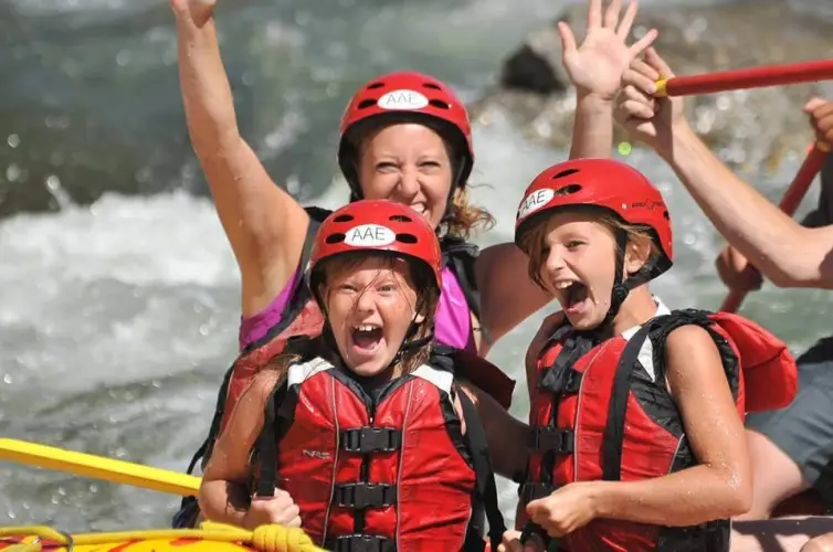 family rafting