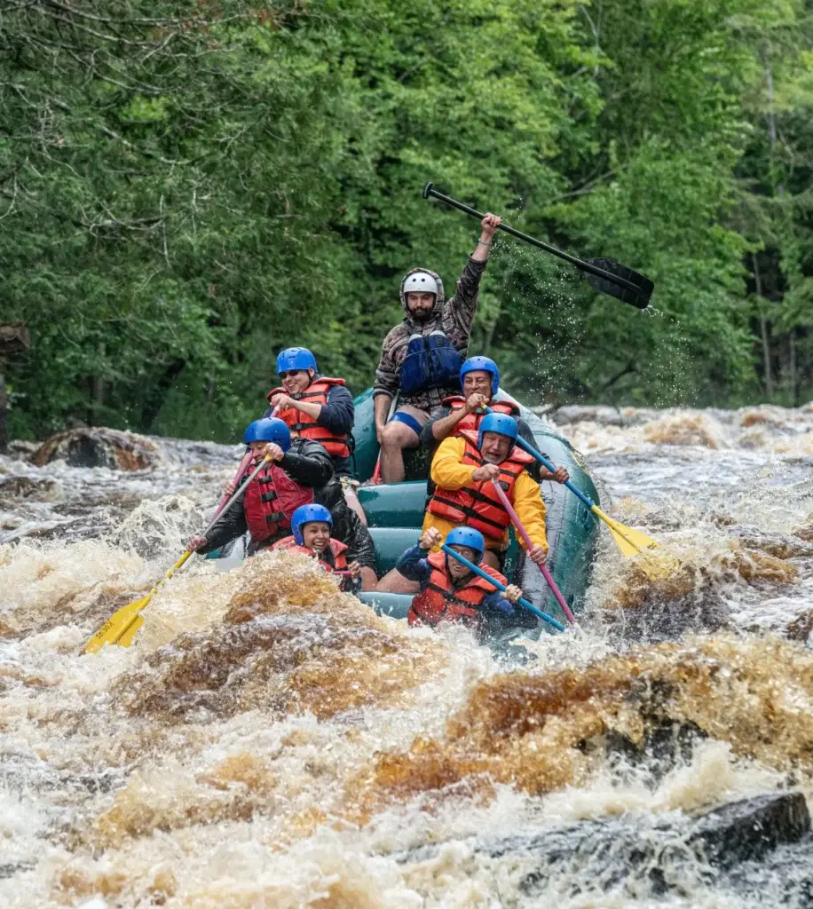Kosir's Rafting the Peshtigo River.