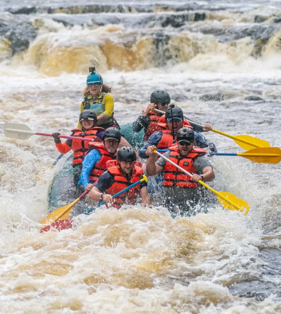Kosir's Rafting the Peshtigo River.