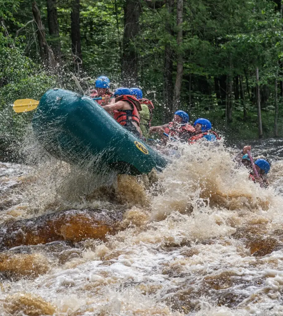 Kosir's Rafting the Peshtigo River.