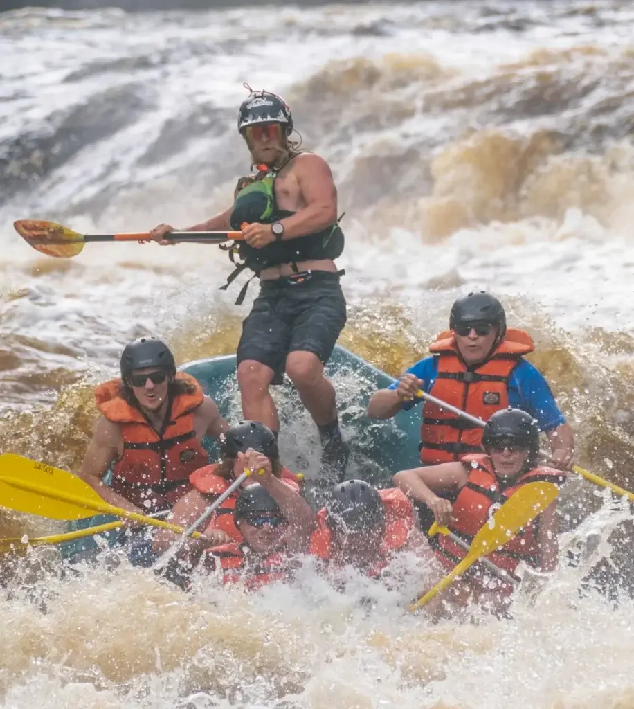 Kosir's Rafting the Peshtigo River.