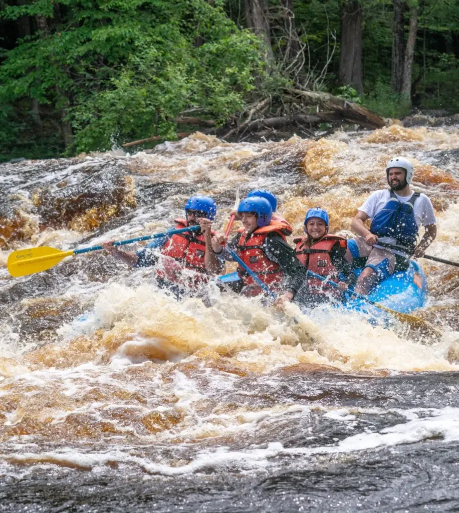 Kosir's Rafting the Peshtigo River.