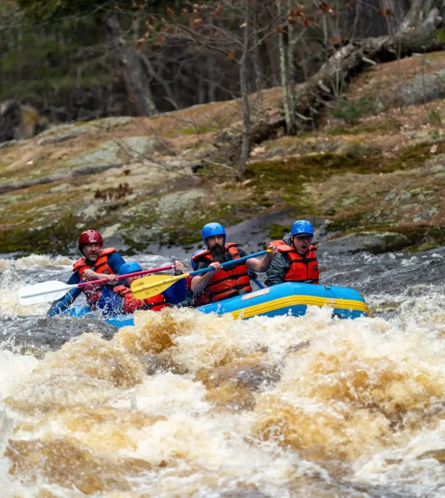 Kosir's Rafting the Peshtigo River.