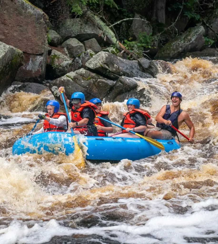 Kosir's Rafting Smiling Guide.
