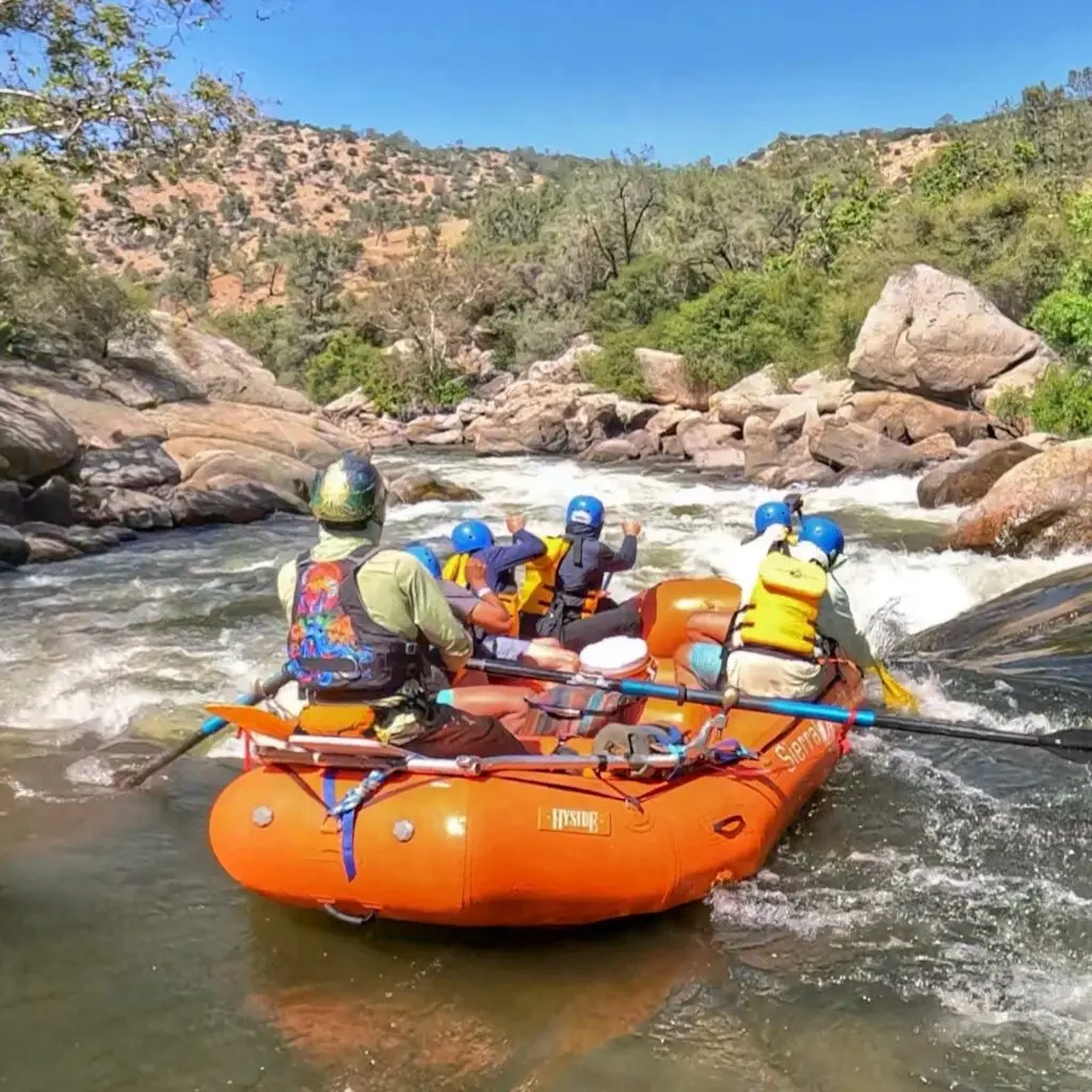 Whitewater rafting on the Kern River with Sierra South Mountain Sports.