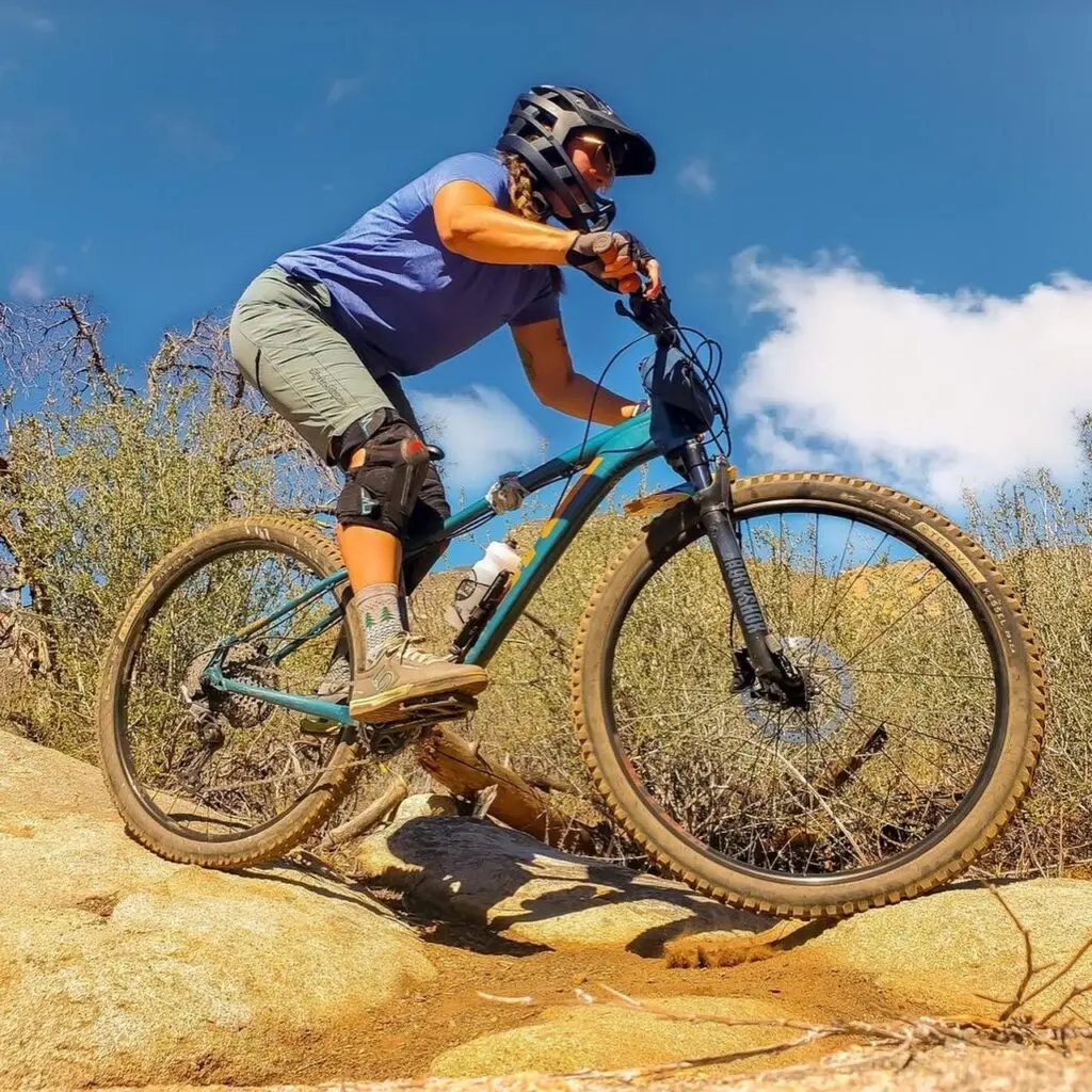 Mountain biking Kernville, California.