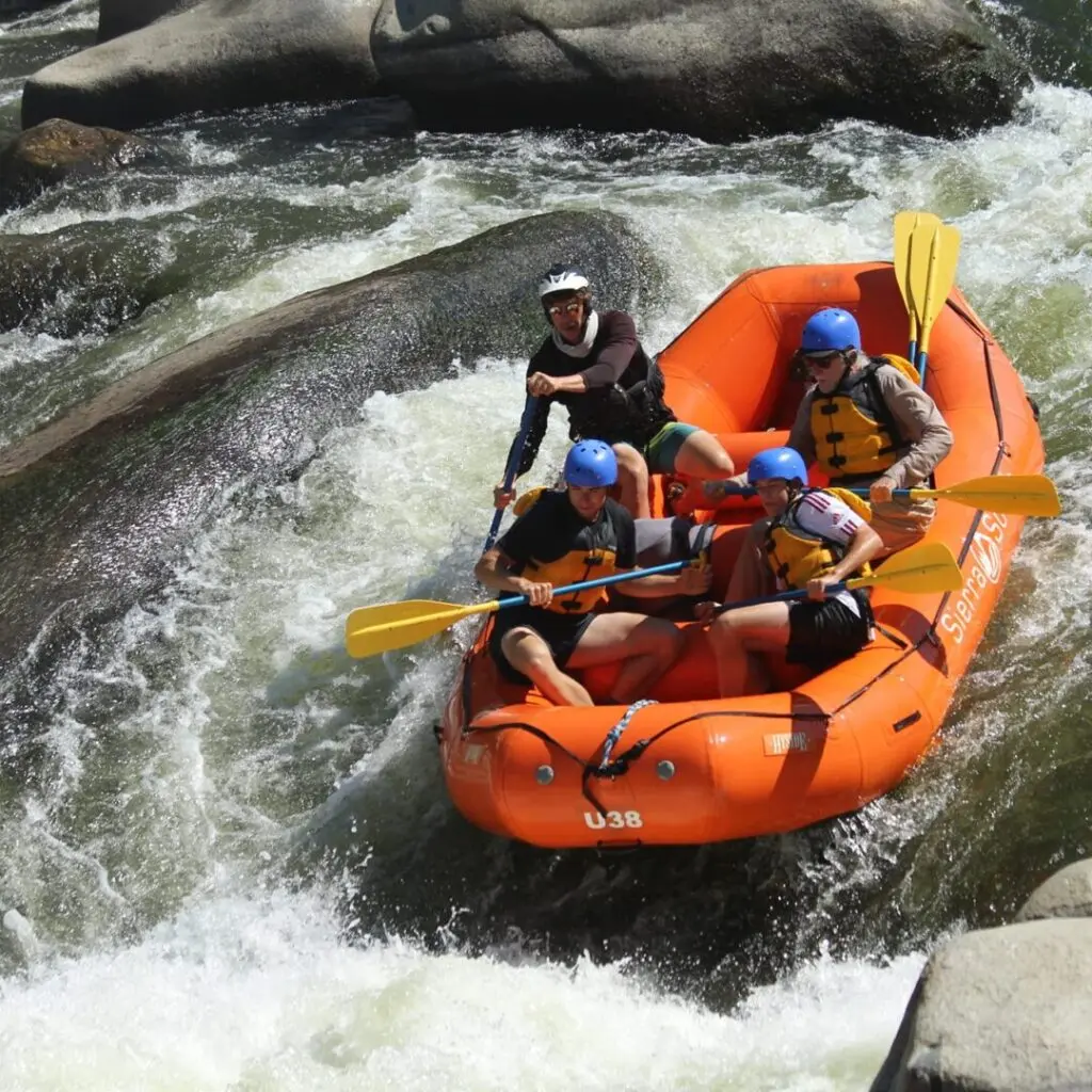 Whitewater rafting on the Kern River with Sierra South Mountain Sports.