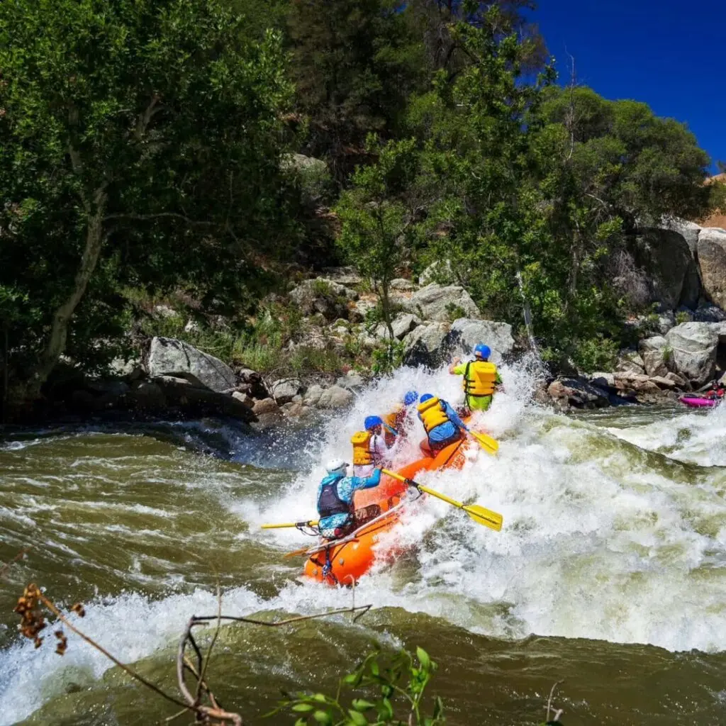 Whitewater rafting on the Kern River with Sierra South Mountain Sports.